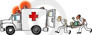 Ambulance and computer by Mixcat Computers