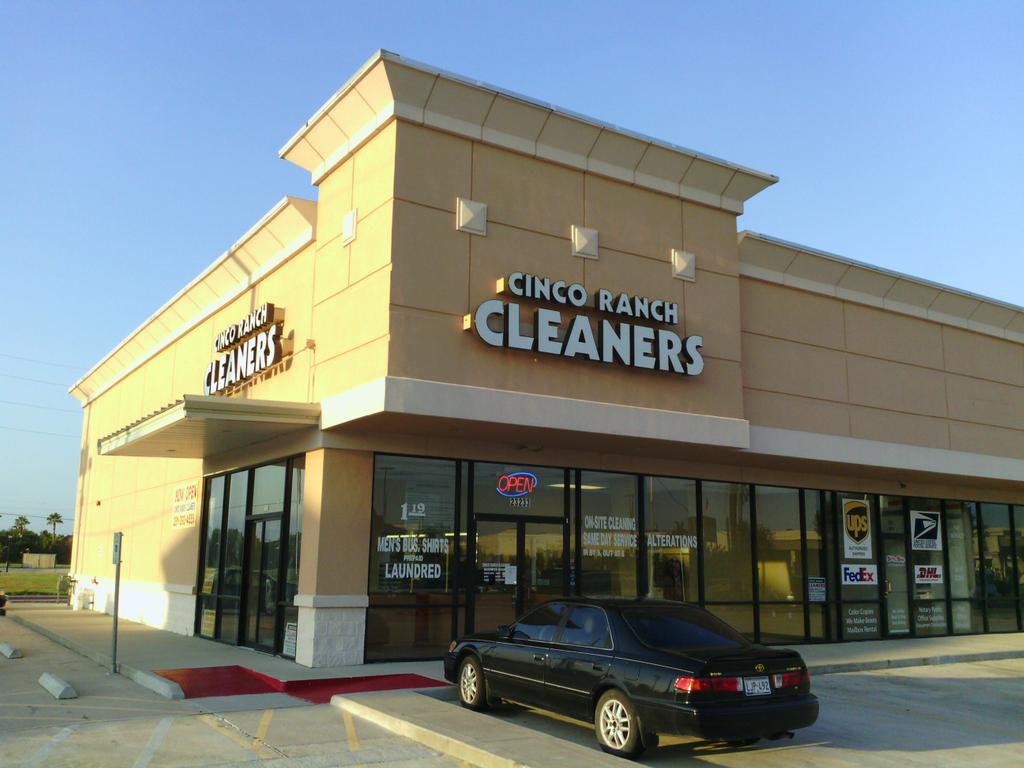 Cinco Ranch Cleaners Katy TX 77494 2813924555 Laundry Services
