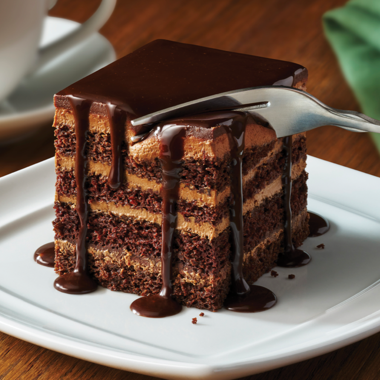 Chocolate Lasagna - Enjoy our chocolate lasagna layered in decadent chocolate and topped with white chocolate right at your table. by Olive Garden Italian Restaurant