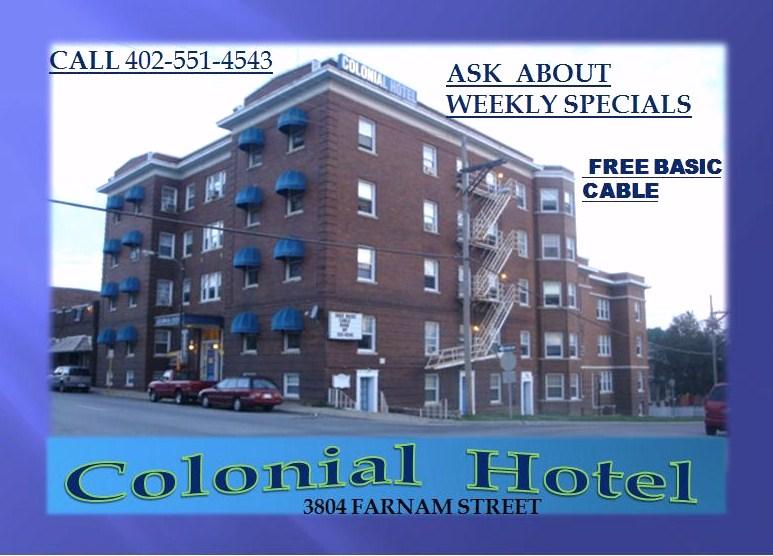 Colonial Hotel Omaha NE 68131 4025514543 Apartments