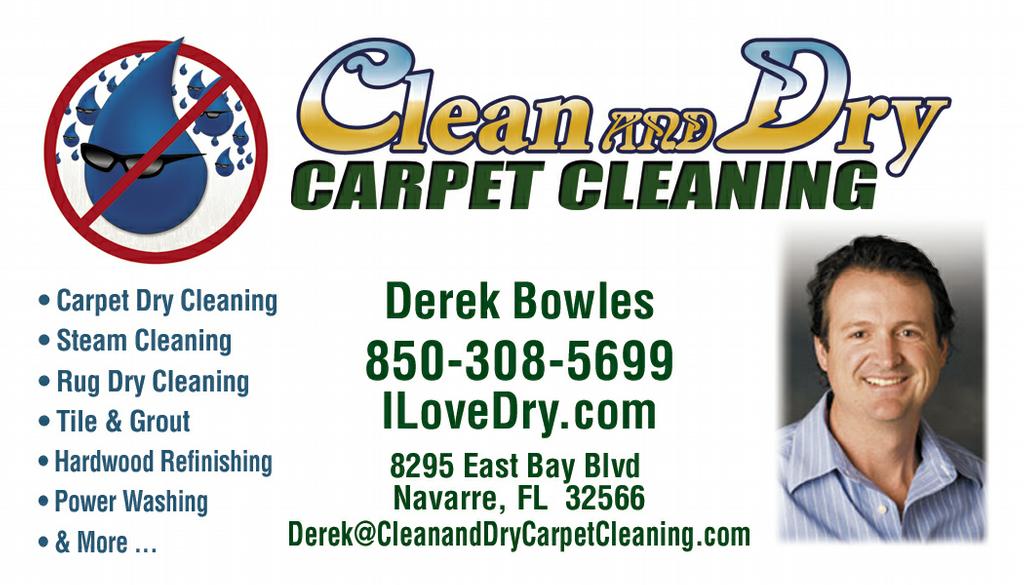 Navarre Clean and Dry Carpet Cleaning Navarre FL 32566 8503085699