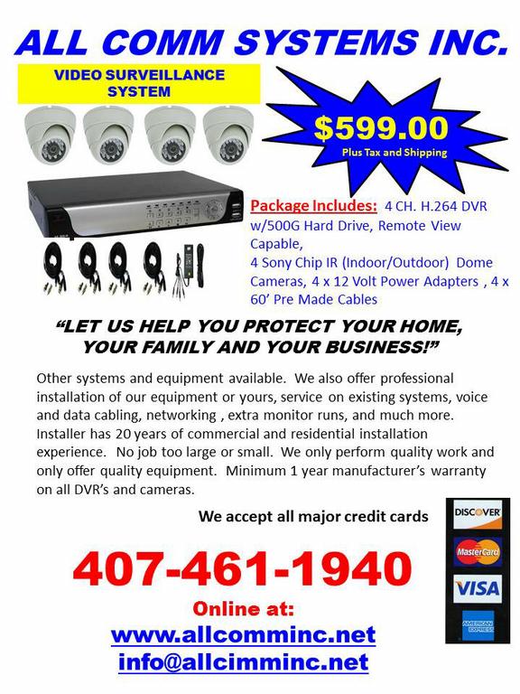  by All Comm Systems Inc.