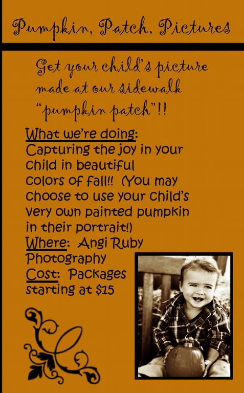 Pumpkin patch half by Angi Ruby Photography