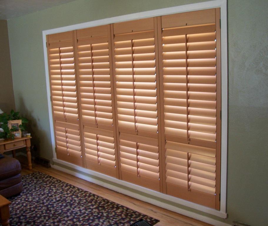 Wood shutters by Budget Blinds