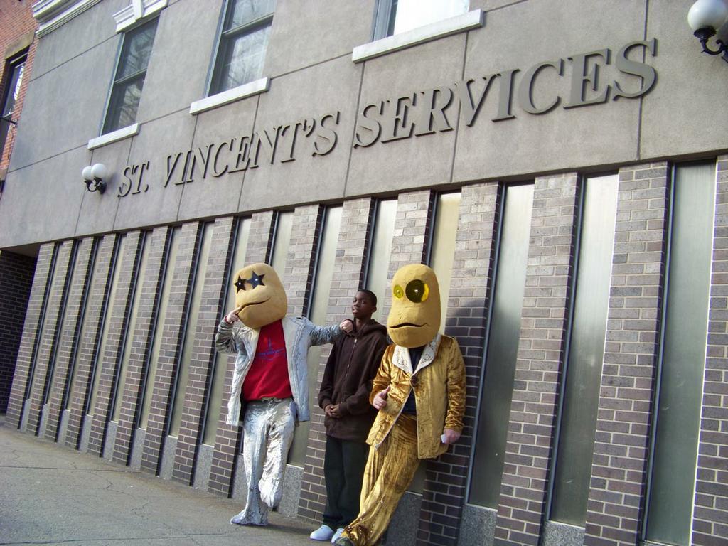 The Cool Beans in Front of St. Vincent's Orphanage by Walsh Family Media