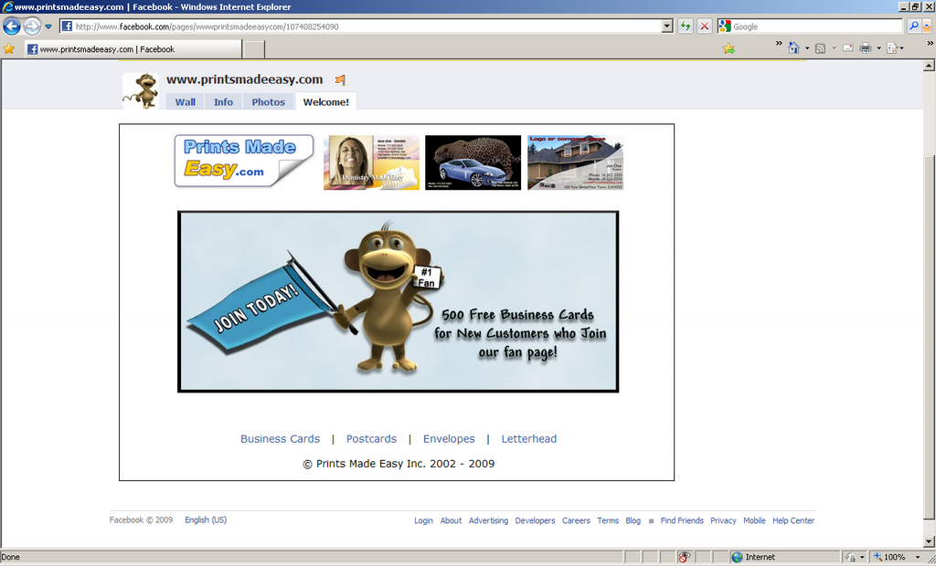 Custom Welcome Pages for Facebook Fan Pages  by Virtual IT Assistants