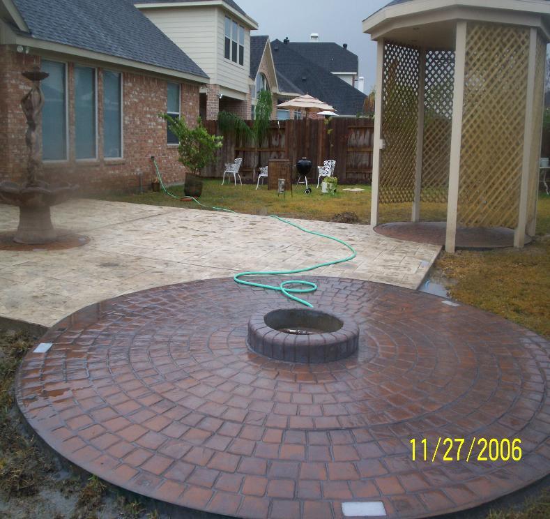Houston Patio & Deck Custom Concrete Patios Houston TX 77007 888