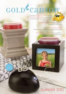 Summer2010CatalogCover by The Comforts of Home - Gold Canyon Candles