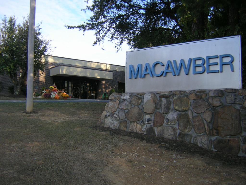 Front Sign by Macawber Engineering Inc.