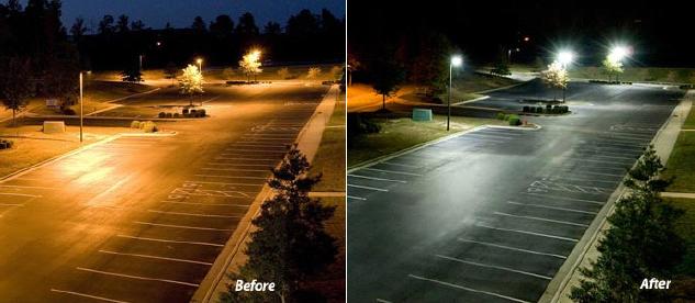 Before and after picture by Rancho Electrical and Lighting, Inc