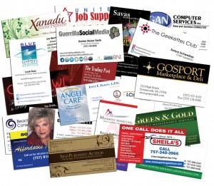 business cards by Bullet Tees Screen Printing, Apparel and Promos