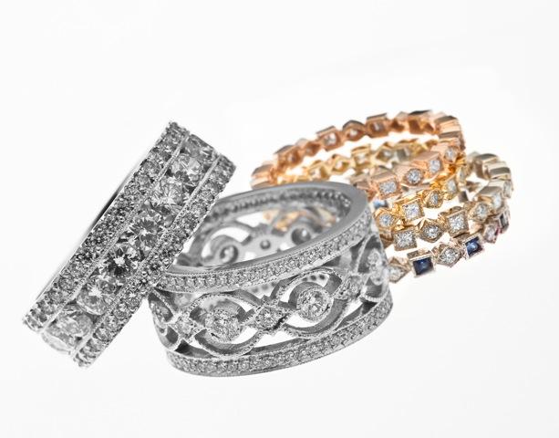 Gold, Platinum wedding bands and engagement rings by Universal Diamond Corp