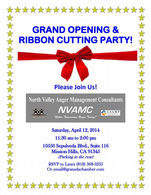 NVAMC Grand Opening Ribbon Cutting (1) by North Valley Anger Management Consultants