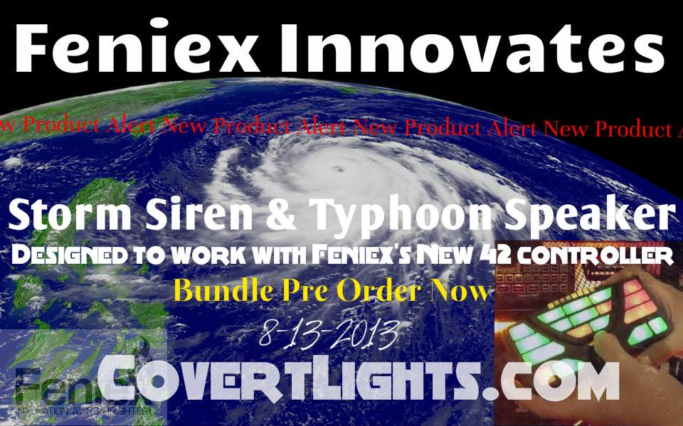 typhoon storm bundle covertlights Feniex New siren speaker preorder today by COVERTLights.com