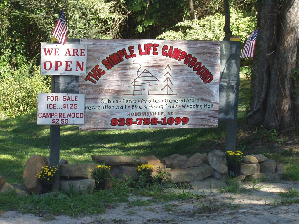 Main entrance labor day 2010 by The Simple Life Campground & Cabins
