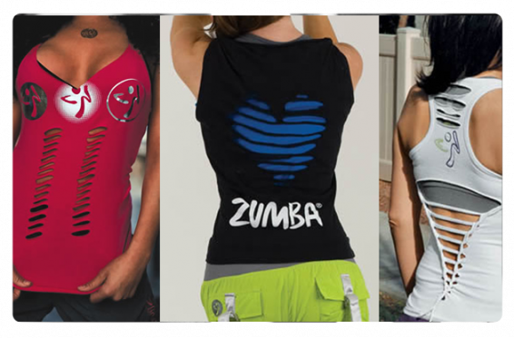 zumba cut shirts by Fuego Fitness