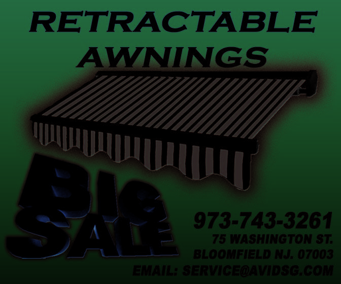 retractable awning sale by AVI Design