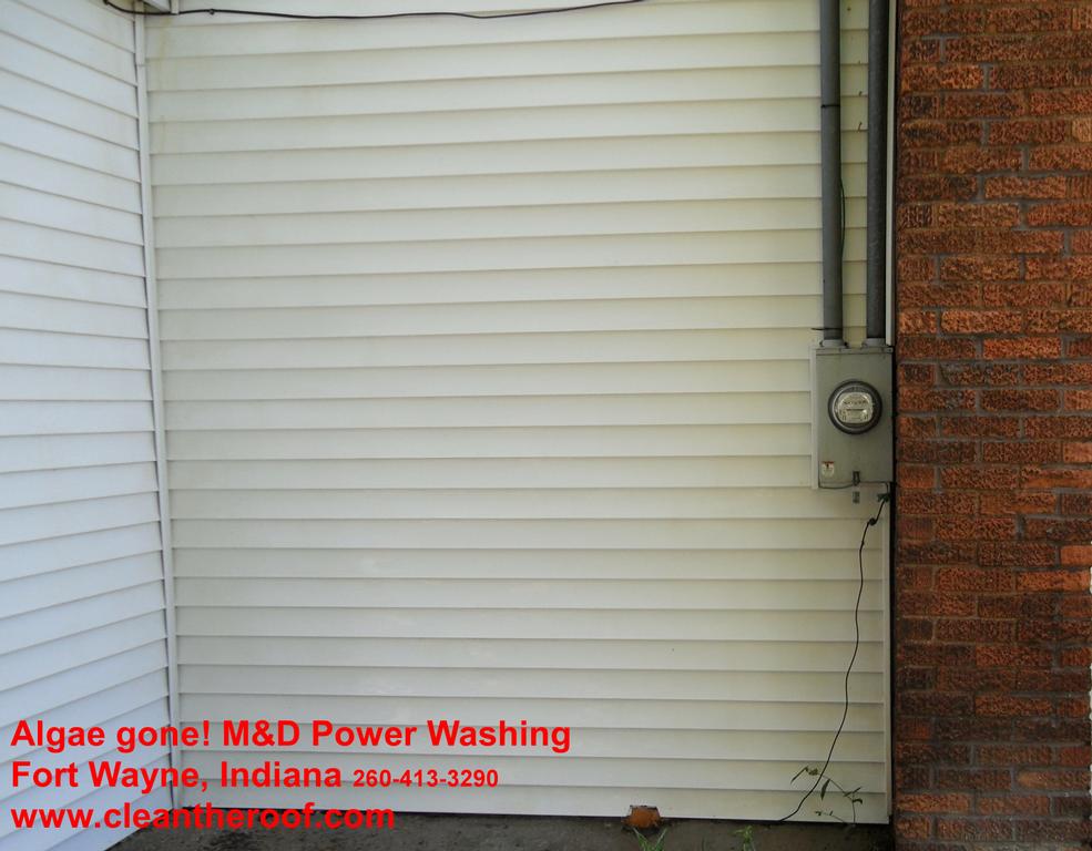 Algae free and clean by M&D Power Washing