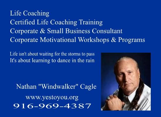 Windwalker's ad by Allied International Life Coaching Association- Sacramento