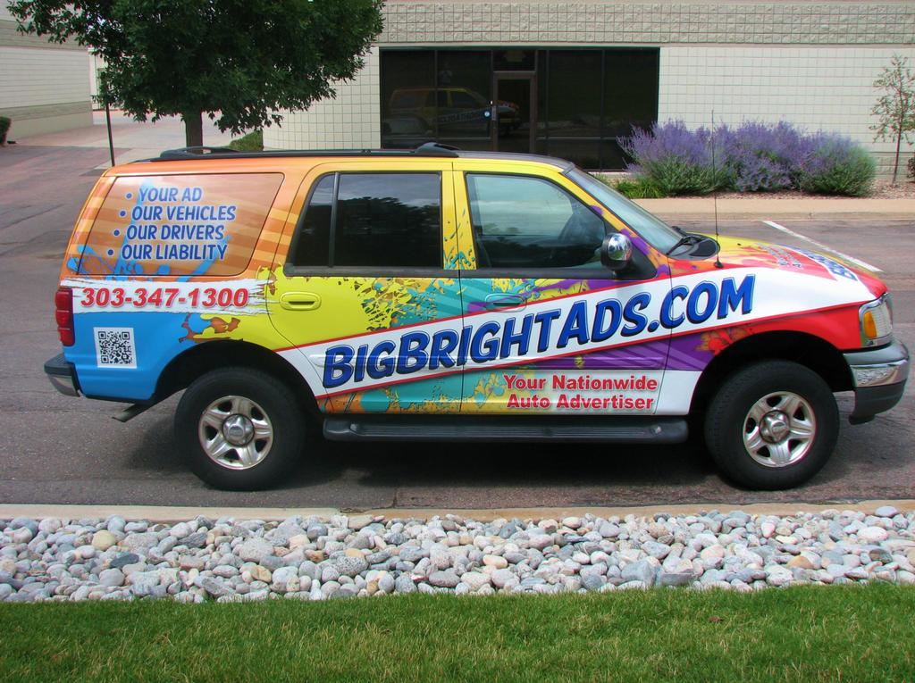 Side View of Full (and very bright!) Vehicle Wrap by x