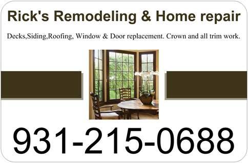 LOGO by Rick's Remodeling and Home Repair