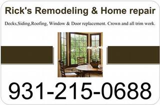 Rick's Remodeling and Home Repair
