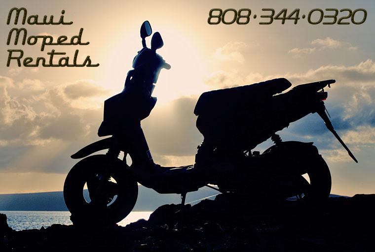 Maui Moped & Scooter Rental Serving Kihei, Wailea, Makena, & Maalea