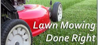 lawn mowing by Cutting Edge Landscaping