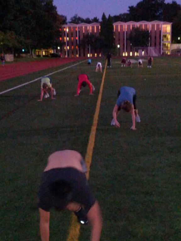 bear crawls by Valley Forge Fitness