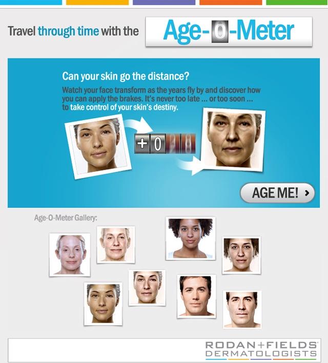 age_o_meter by Rodan + Fields Dermatologists  Independent Consultant 