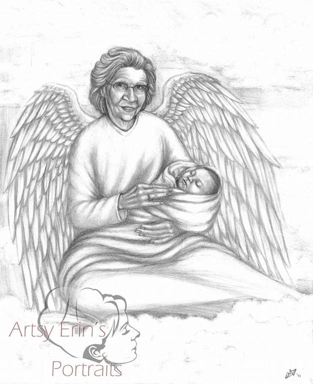 grandmotherangel_w.jpg by Artsy Erin's Portraits & Fine Art