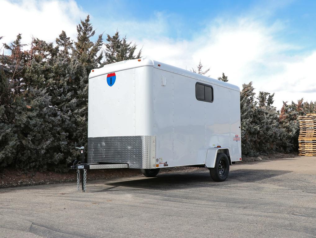 Custom Window On Enclosed Trailer by TrailersPlus