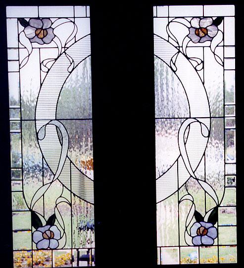 camino flowers by Austin Stained Glass Repair