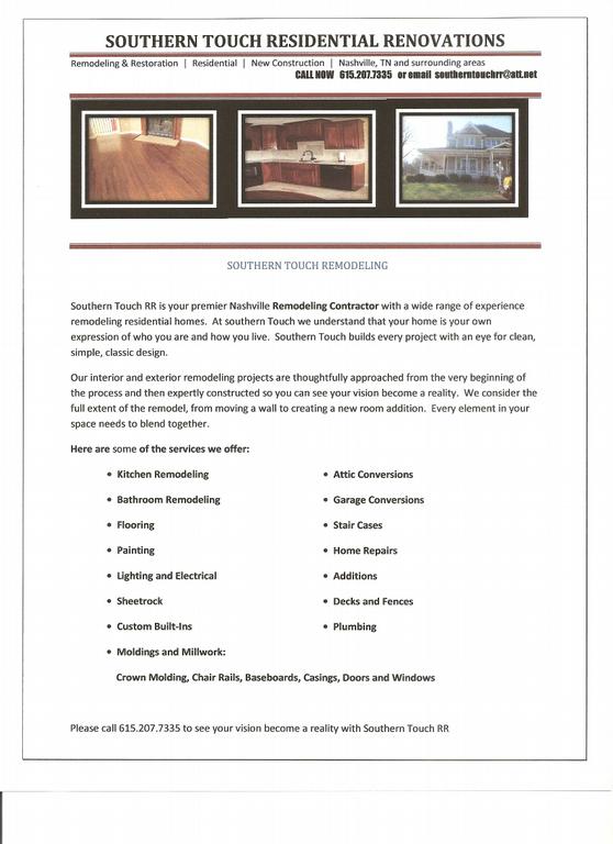  by Southern Touch Residential Renovations