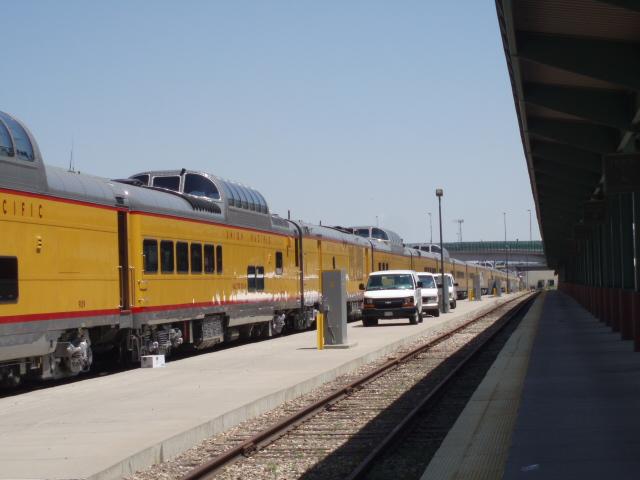 We wash hundred of windows on the Cheyenne Frontier Days train for the Denver Newspaper Agency by Wash On Wheels