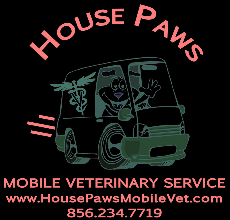 housepaws logo with web info by HousePaws Mobile Veterinary Service