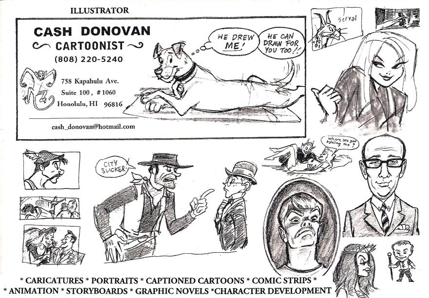 Pictures for Honolulu Cartoonist / Cash Donovan in