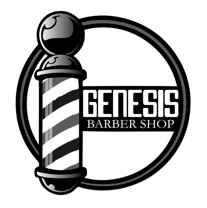 GenesisLogoB&WTransparent from Genesis barber shop in Woodbridge, VA 22192