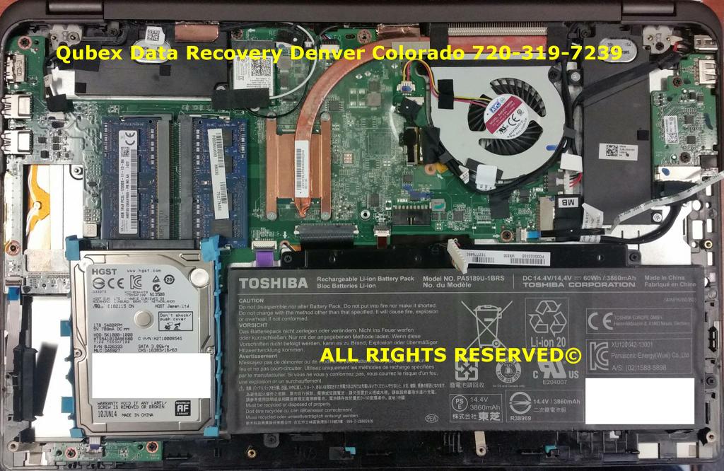 qubex data recovery services toshiba laptop by Qubex Data Recovery Denver