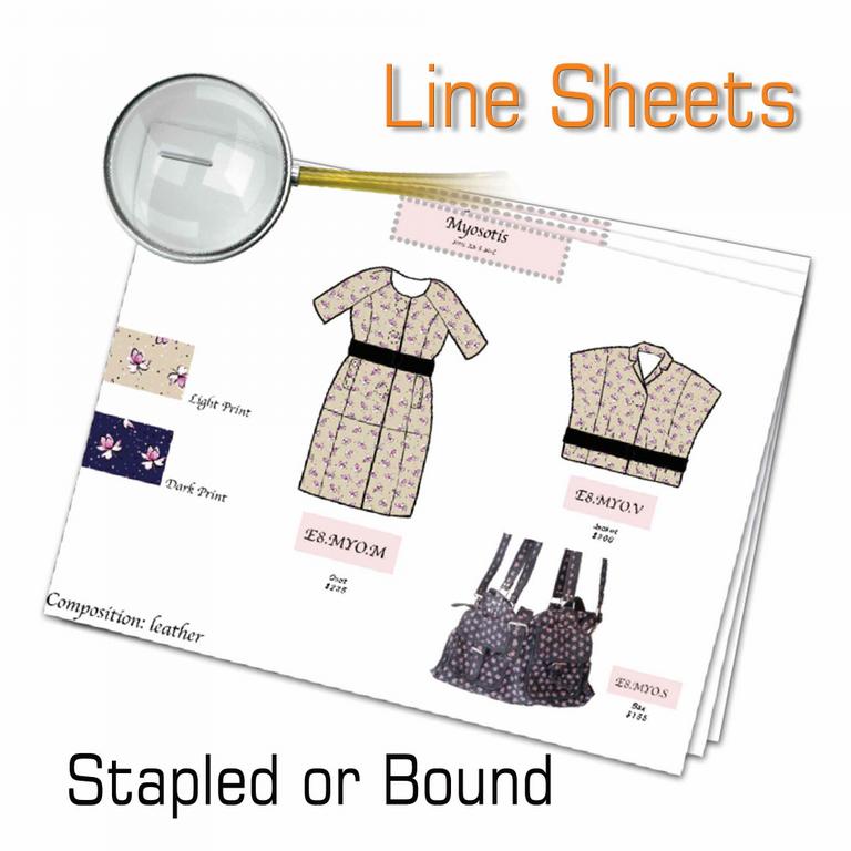 Line Sheets by Advanced Printing NYC