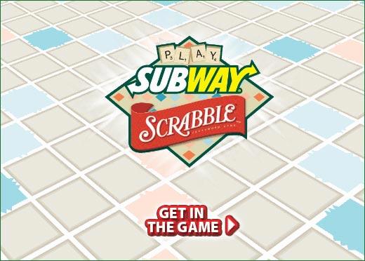 SUBWAYscrabble by Subway