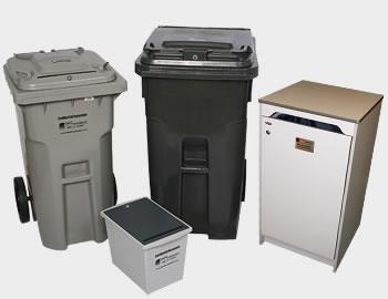 paper bins by Shred Nations (inside The UPS Store)