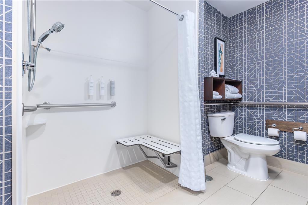 Guest room bath by Homewood Suites by Hilton Lexington Fayette Mall