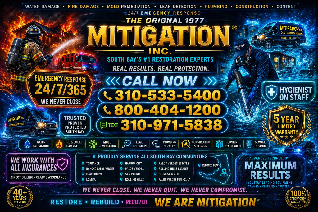  by Water Damage Near Me, Leak Detection, Mold, Fire Damage, Plumber Mitigation, Inc -  Torrance