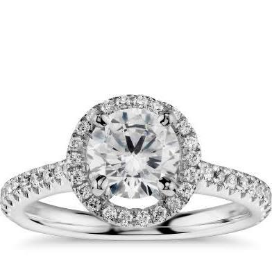 Round Halo Engagement Rings Dallas Texas by Diamore Diamonds Dallas - Wholesale Diamonds and Diamond Rings