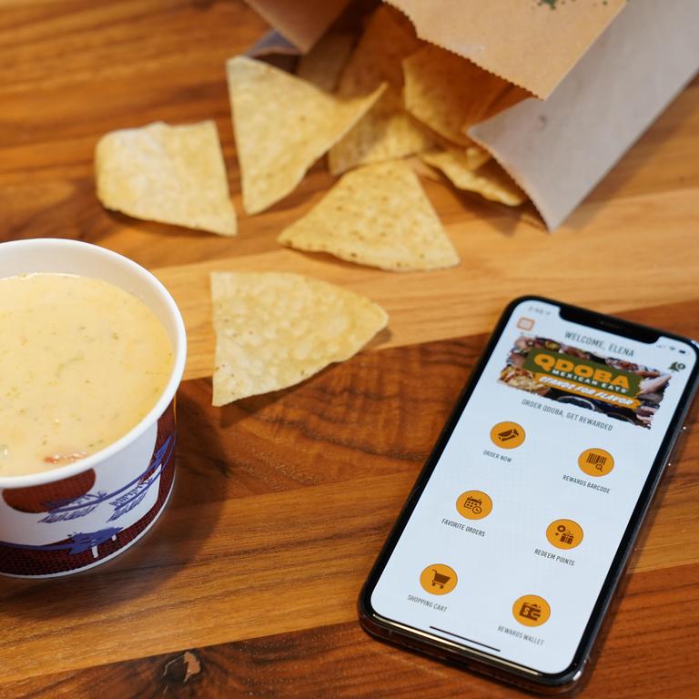 Earn points, score rewards, and place your order on the QDOBA Rewards app. by QDOBA Mexican Eats