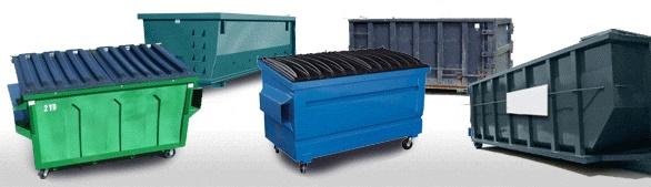 trash bins by Dumpster Man of Orange County