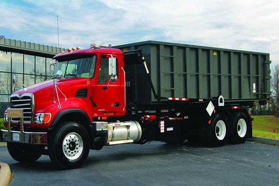 dumpster truck 02 by Rochester Dumpster Depot
