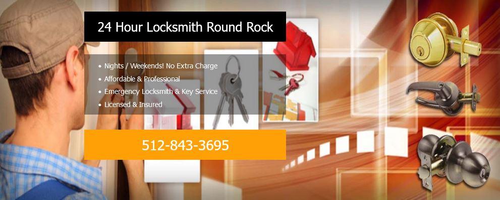  by 24 Hour Locksmith Round Rock