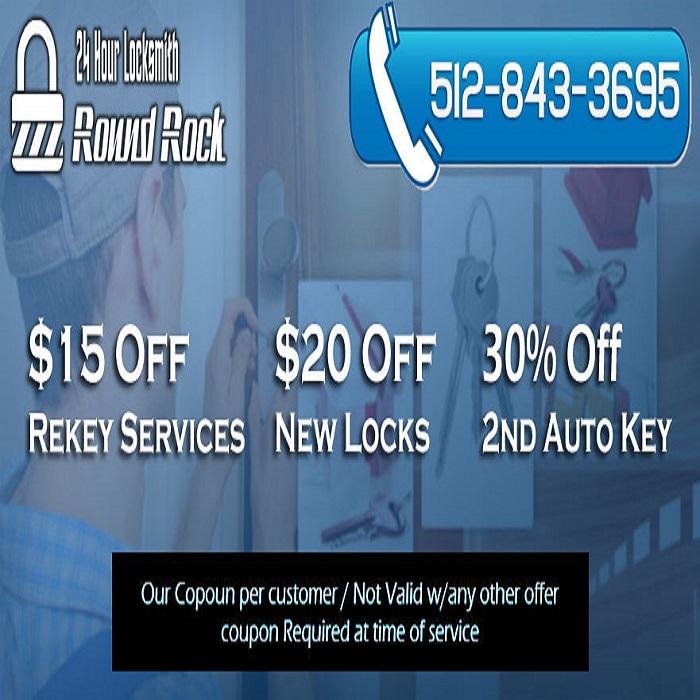  by 24 Hour Locksmith Round Rock